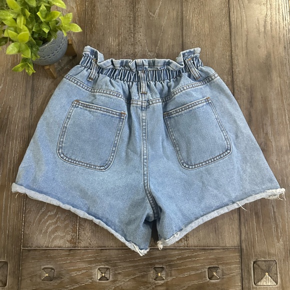 Casual Light Blue Jean Shorts for Women - Picture 6 of 9